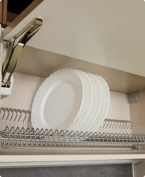 Kitchen glass tray accessories