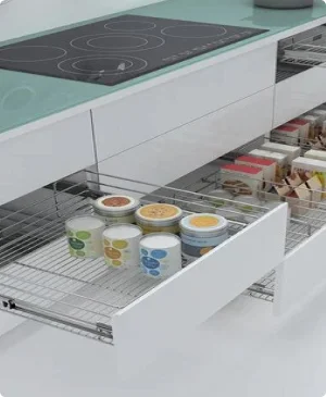 Kitchen steel basket accessories