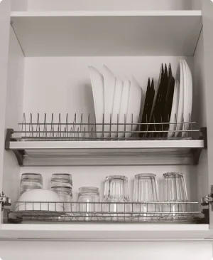 Kitchen thali rack accessories