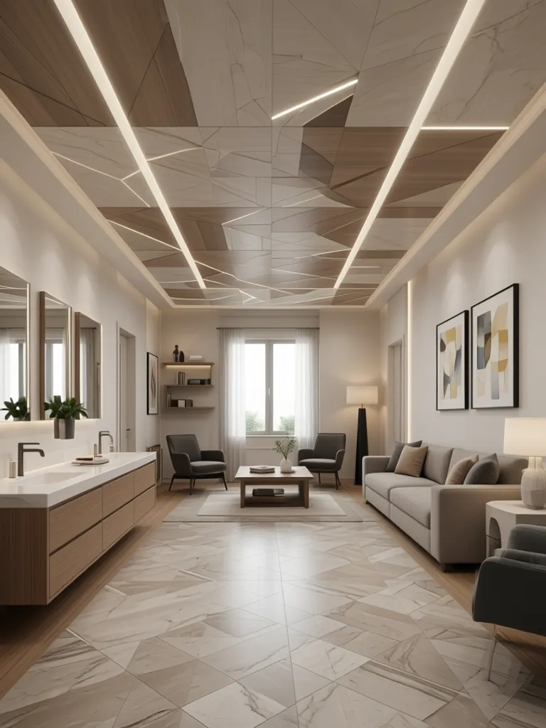 Ceiling after user design