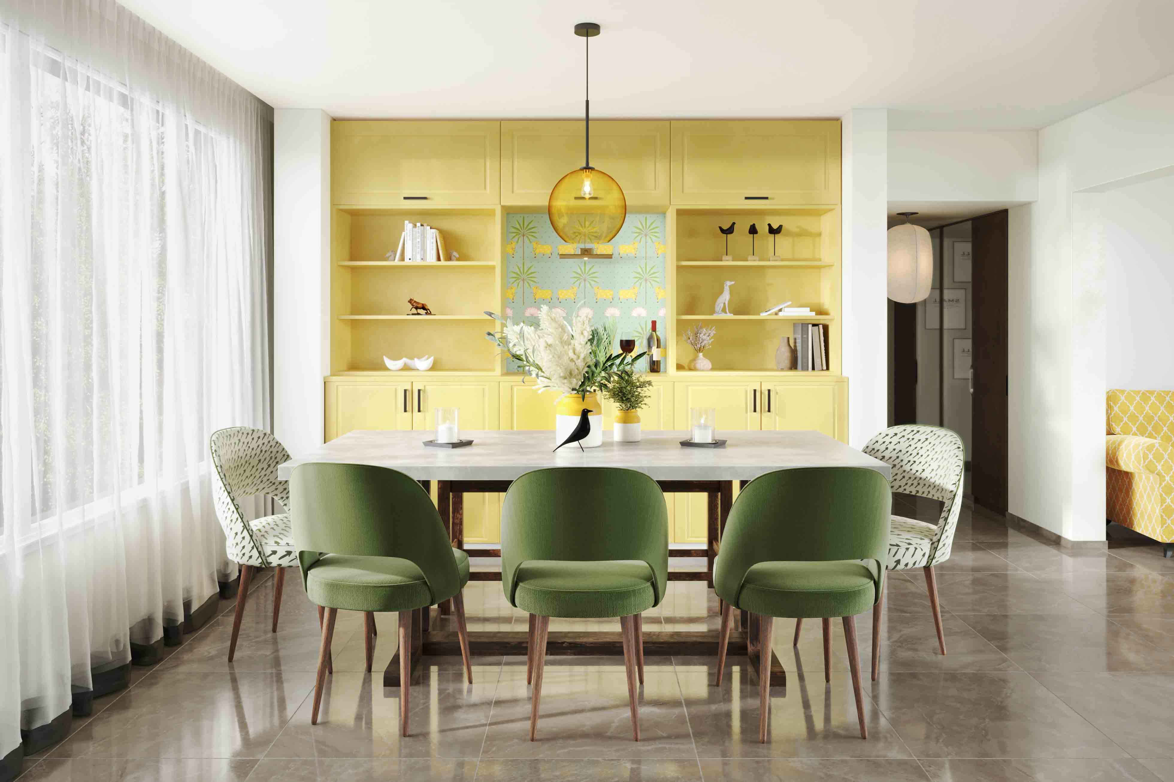 Eclectic dining room