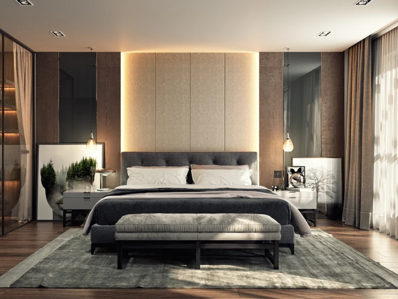 Contemporary Oasis Bedroom