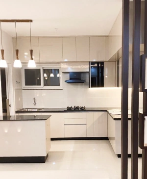 Acrylic modular kitchen finish