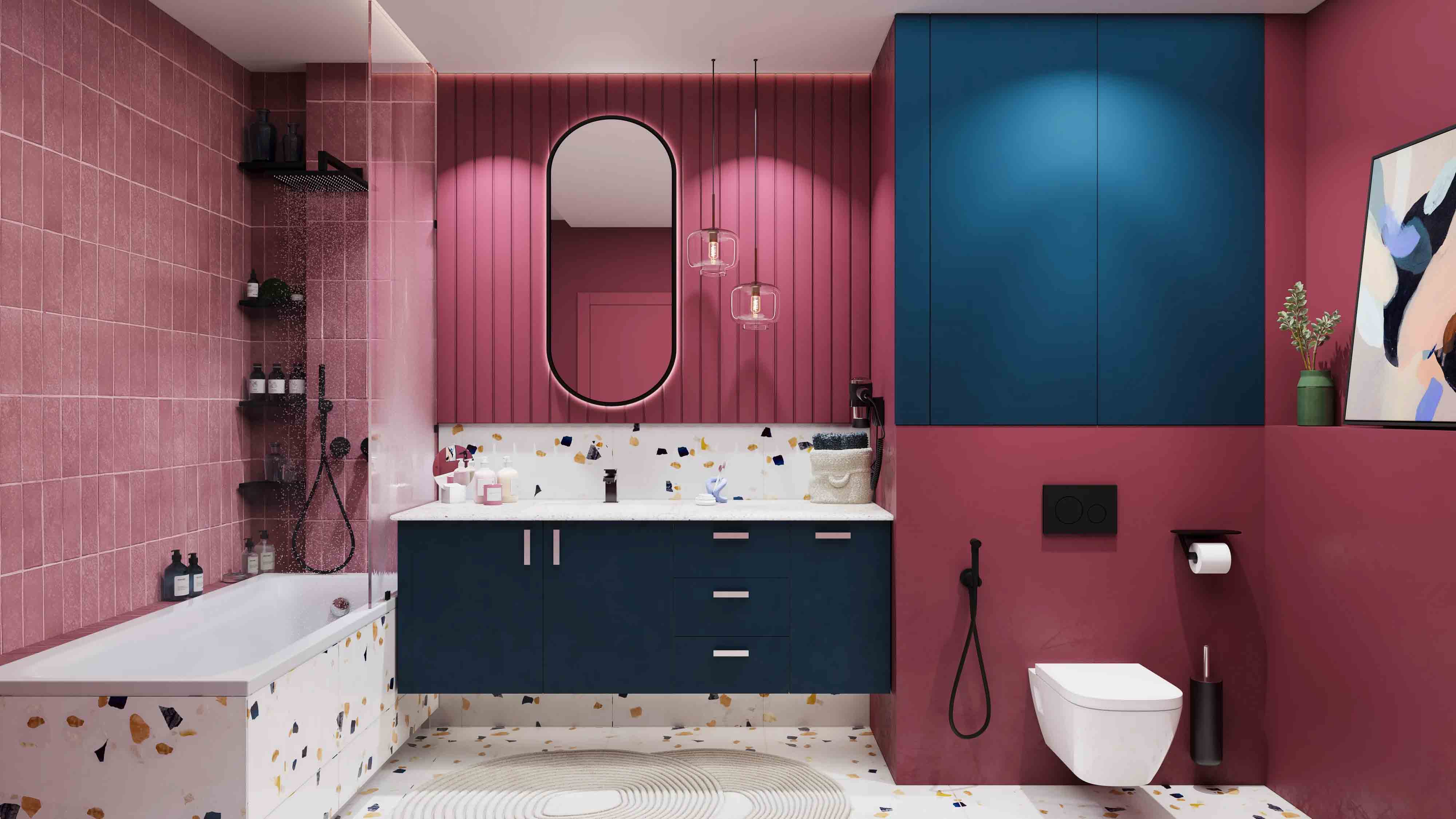 Memphis bathroom