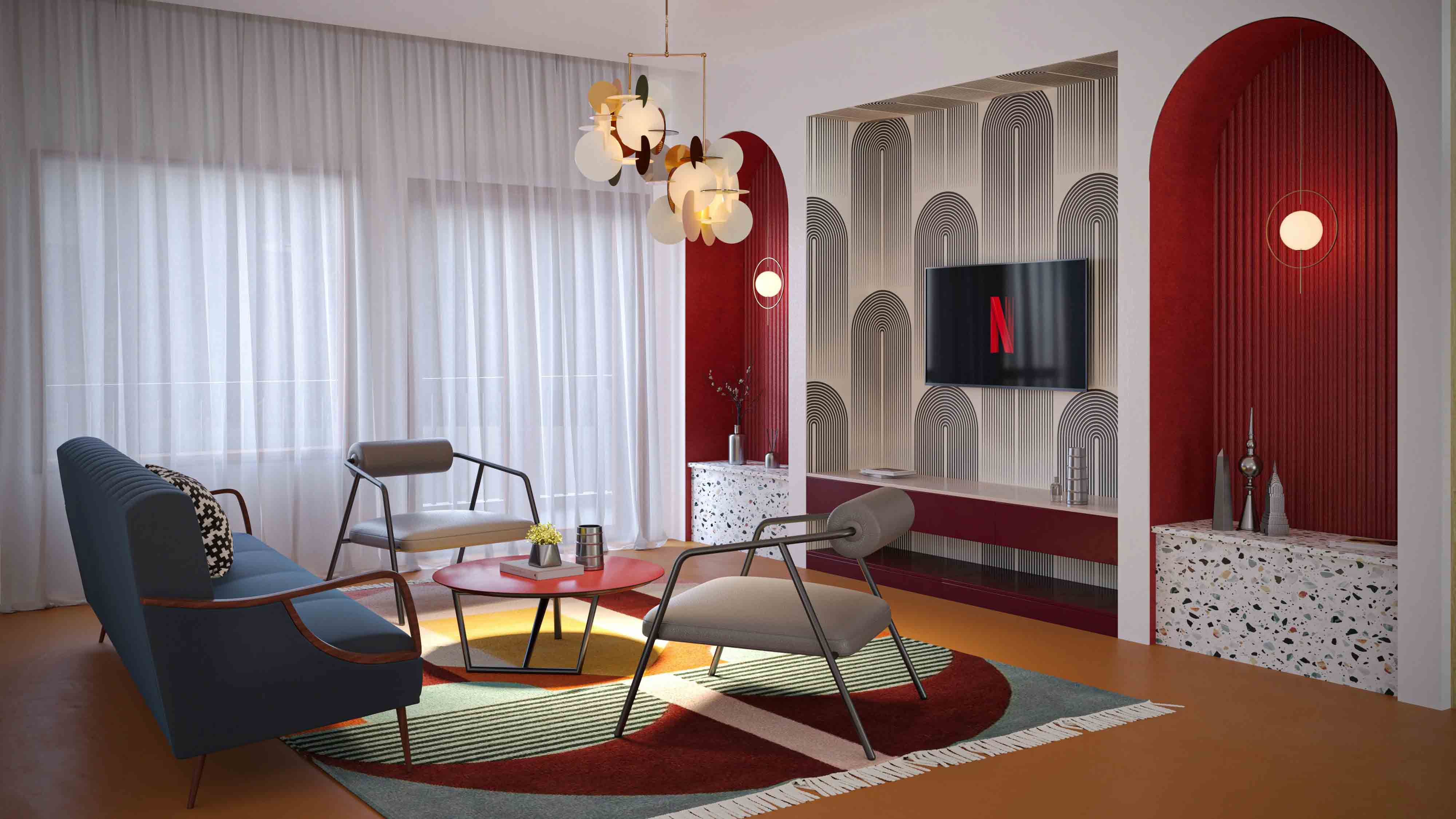 Memphis living room