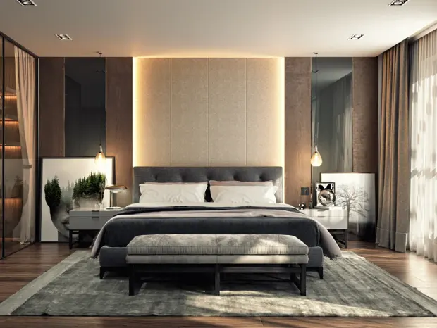 Contemporary Oasis Bedroom