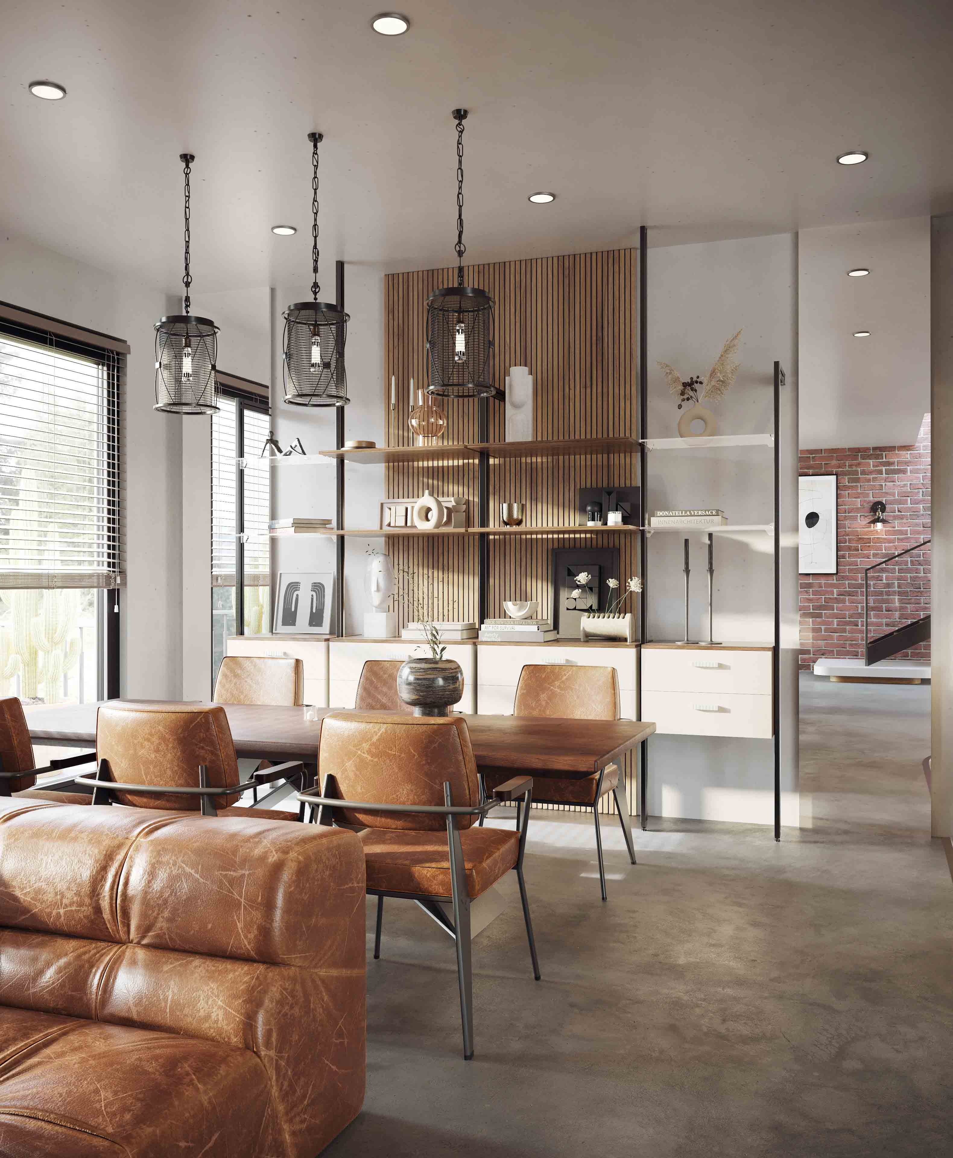 Rustic dining room