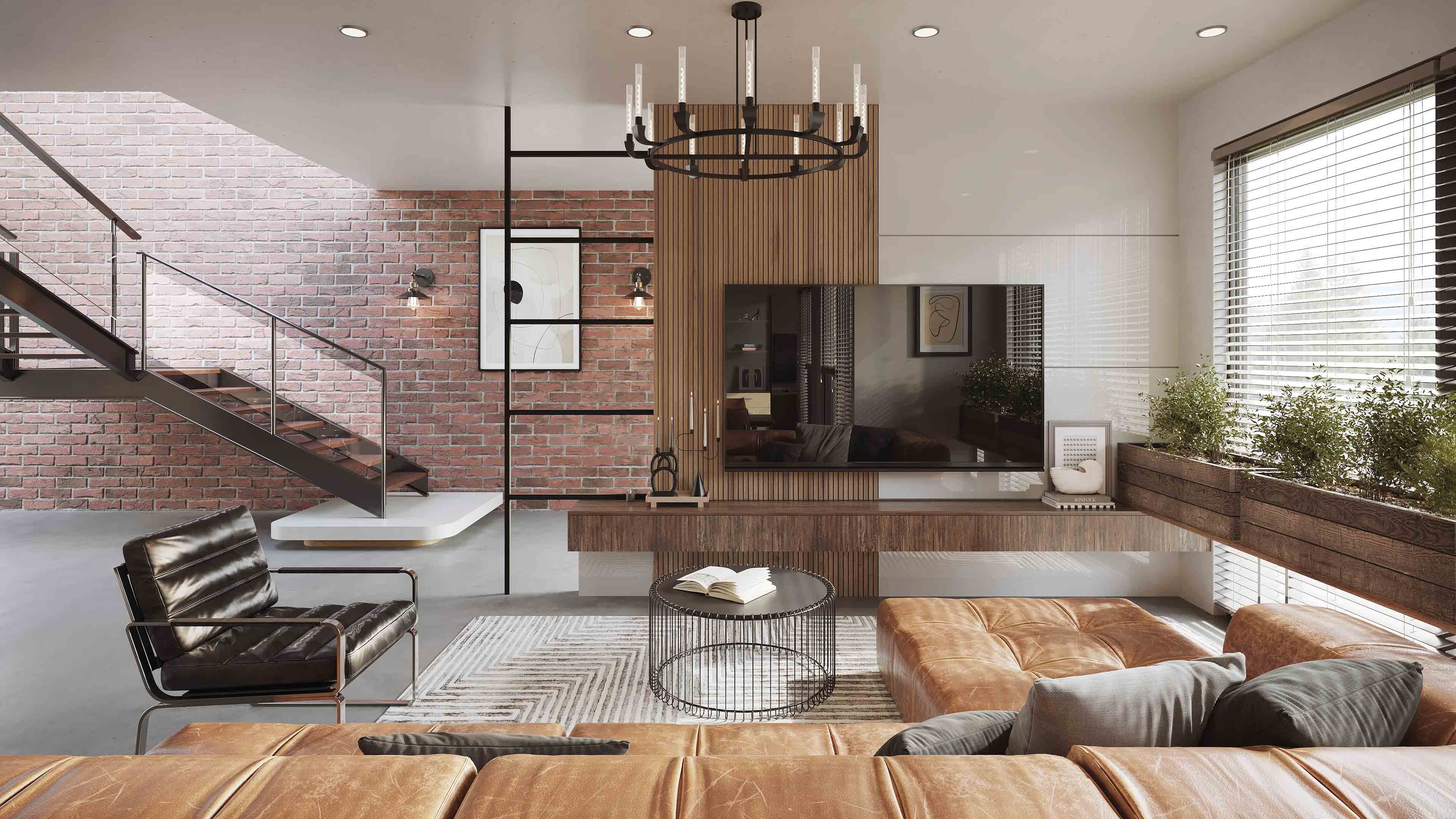 Rustic living room
