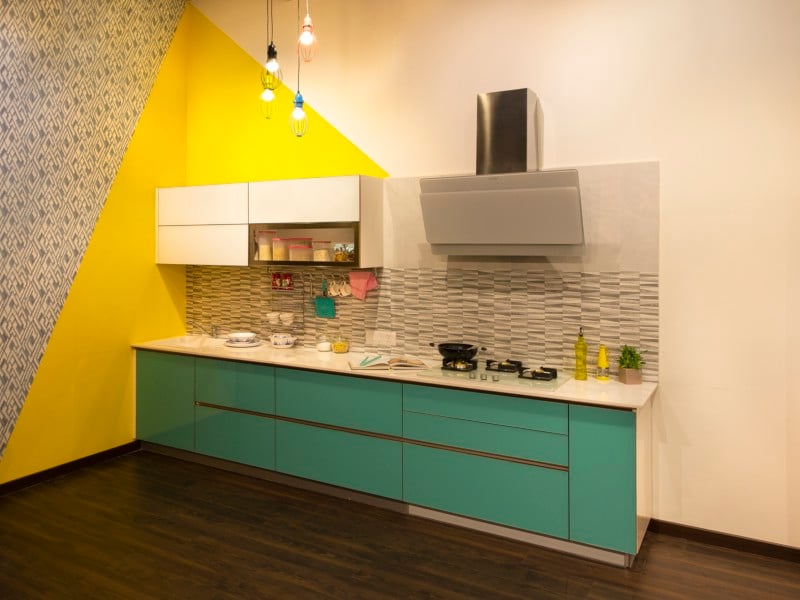 Pop Straight Modern Straight Kitchen Quartz Backsplash